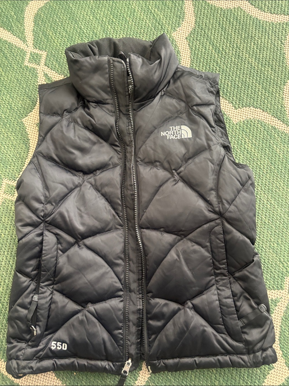 The North Face Black Quilted Down Vest